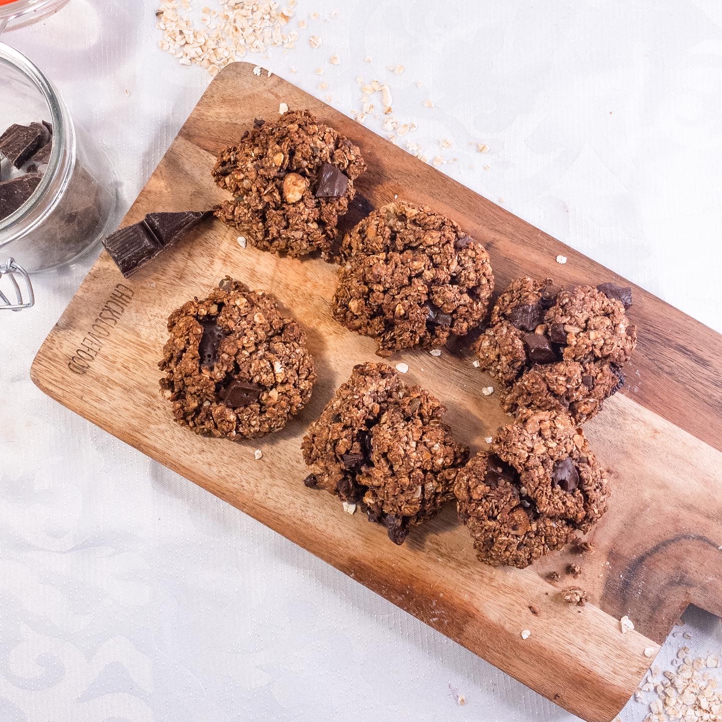Chocolade haverkoek Haverkoeken
