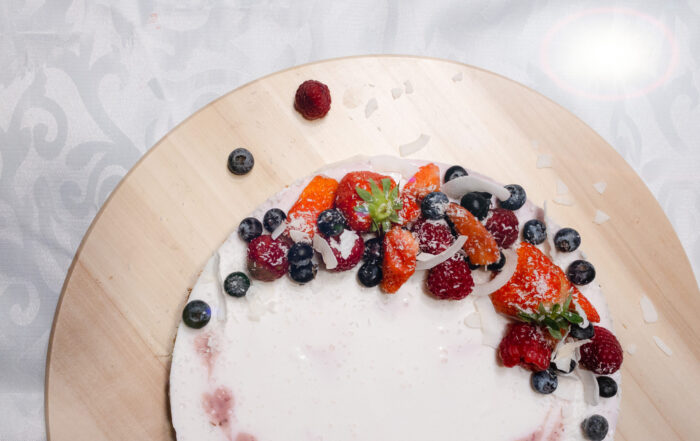 Eiwitrijke kwarktaart