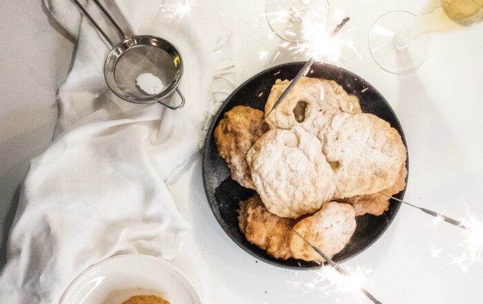 Gezonde appelbeignets