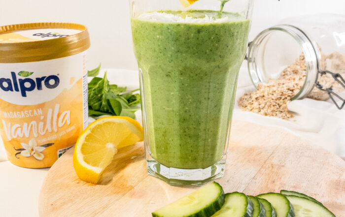 Groene havermoutsmoothie
