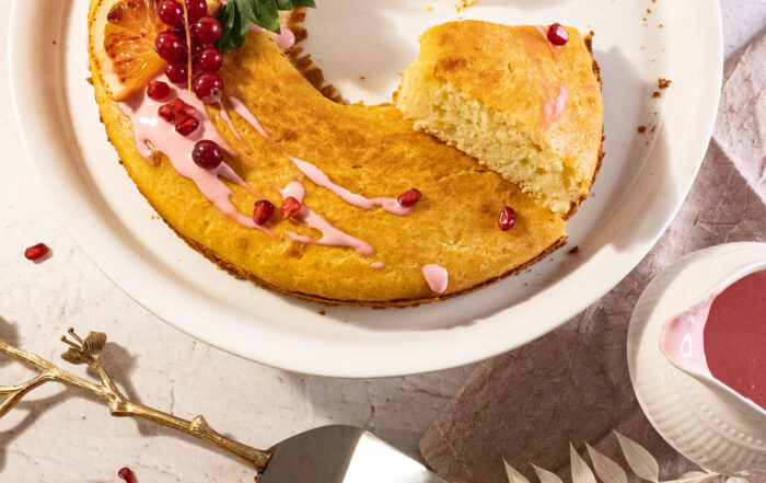 Sinaasappel kwarkcake