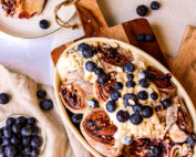 Vegan blueberry buns