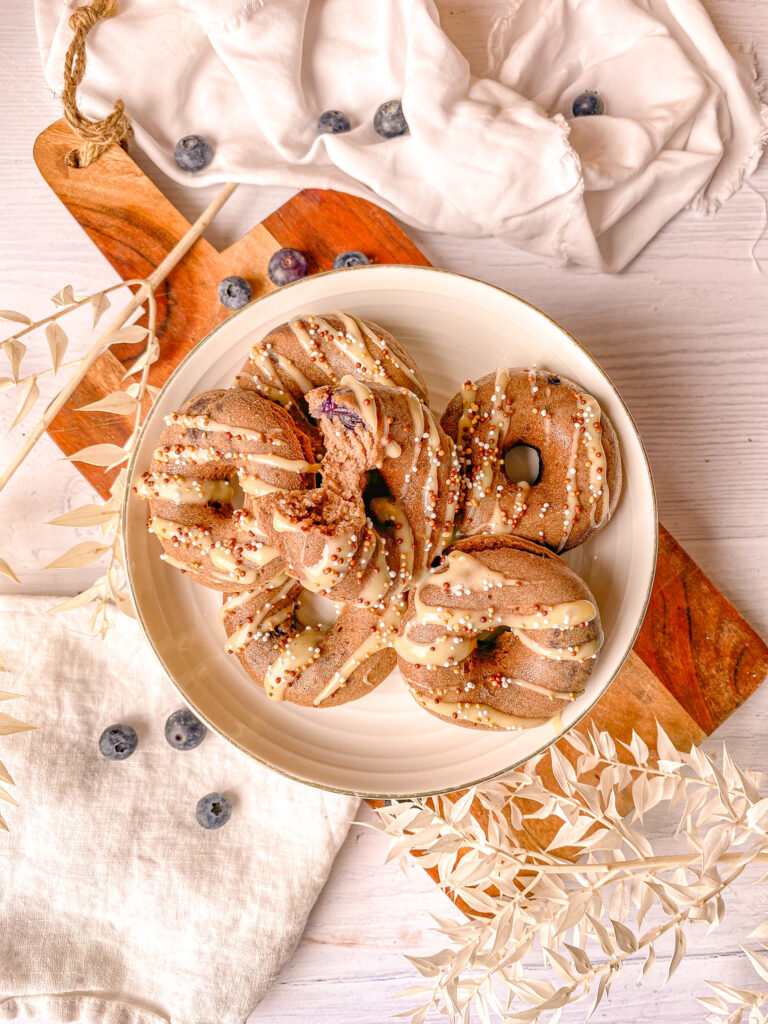 Chocolade protiëne donuts