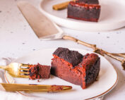 Chocolade bloemvrije taart