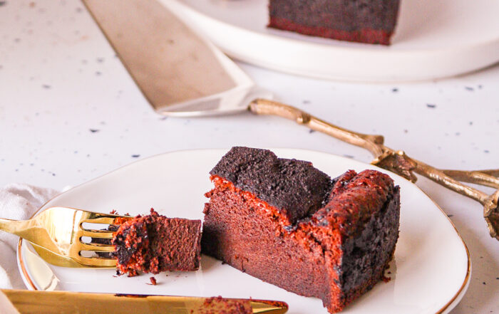 Chocolade bloemvrije taart